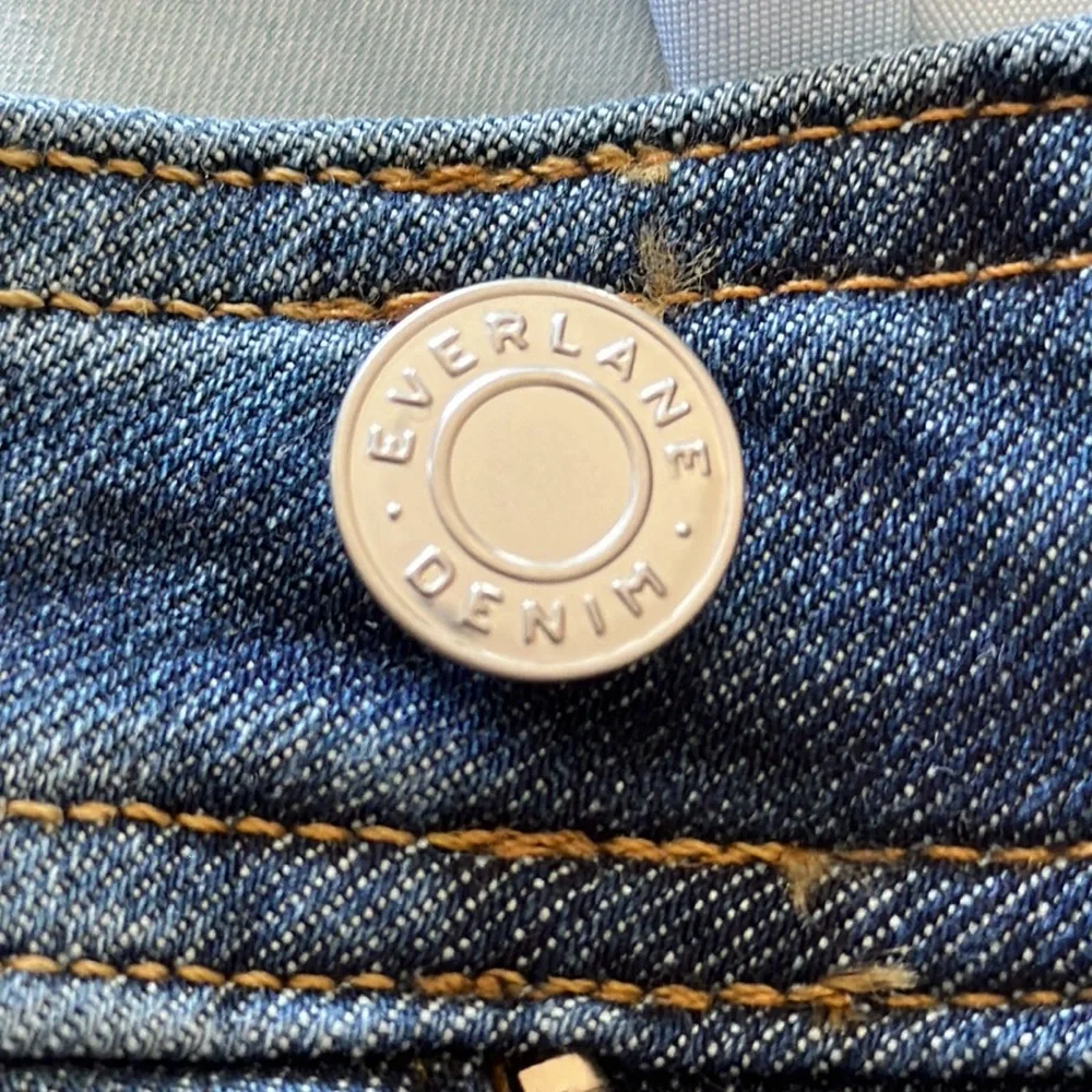 Everlane The Way-High Skinny Jean Stretch Blue Denim Jeans Size 27 High Rise